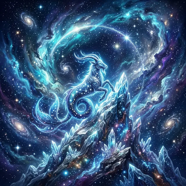 上升摩羯座 神秘星空 宇宙摩羯