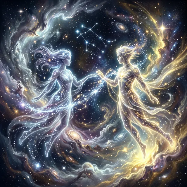 上升雙子座 神秘星空 宇宙雙子