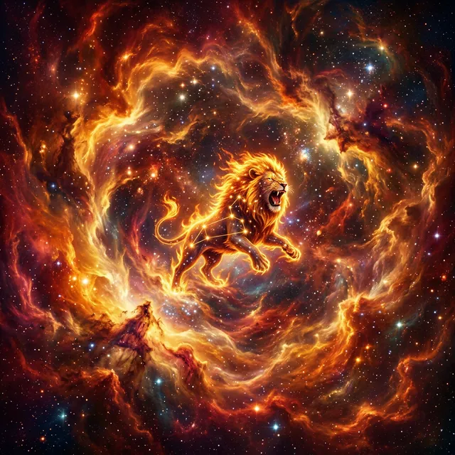 上升獅子座 神秘星空 宇宙獅子